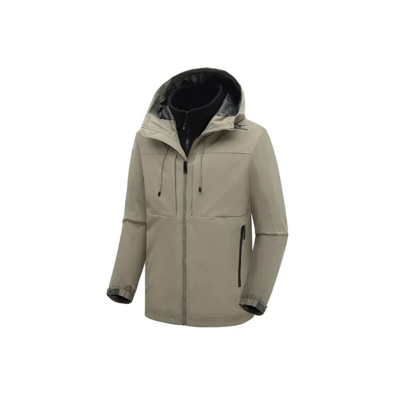 Mizuno Outdoor Hiking Water Resistant Windproof Wear Resistant Warm Windbreaker Jacket Unisex-4