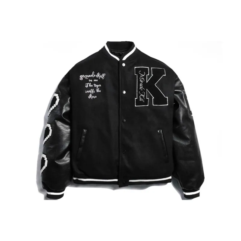 MIRACLE KILL Baseball Jacket Fall And Winter Unisex-0