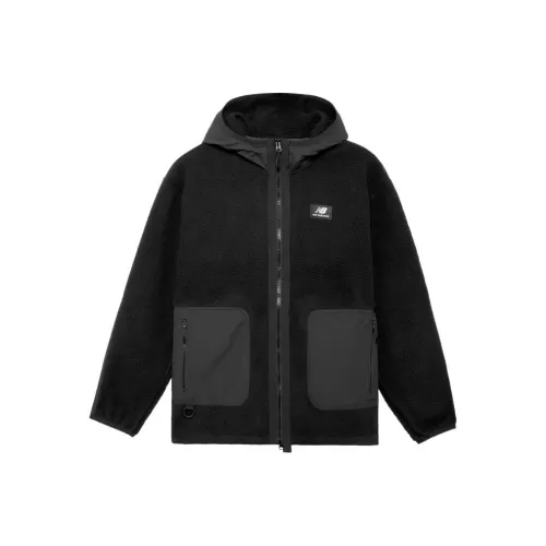New Balance Velvet Jackets Men Black
