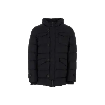 HERNO L'Eskimo High Neck Hooded Coat