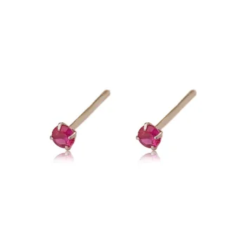 KwOnline S999 Fine Silver Stud Earrings Women's