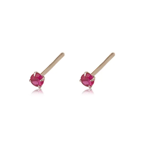 KwOnline S999 Fine Silver Stud Earrings Women's-0