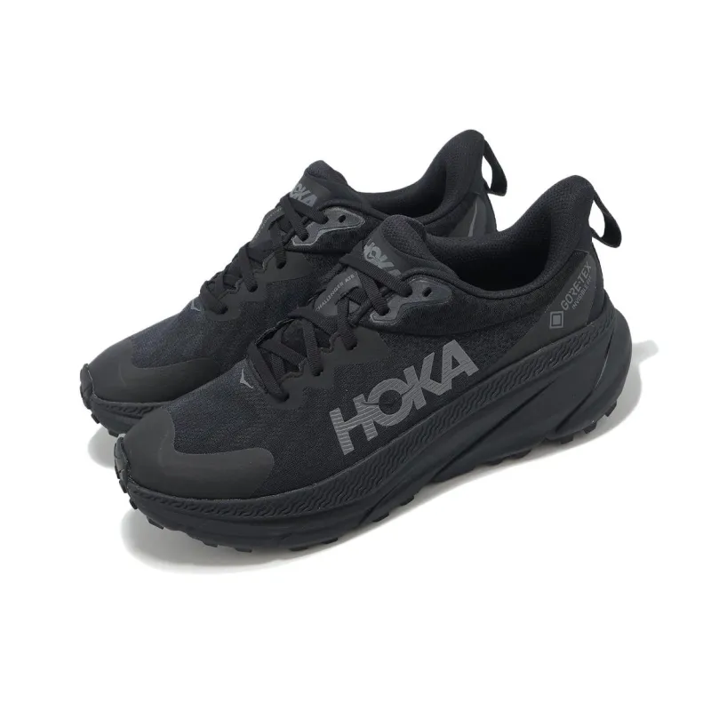 HOKA ONE ONE Challenger ATR 7 Anti Slip Wear Resistant Low Top Running Shoes Men's Black-2