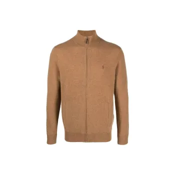 Polo Ralph Lauren Logo embroidered Wool Bomber Jacket