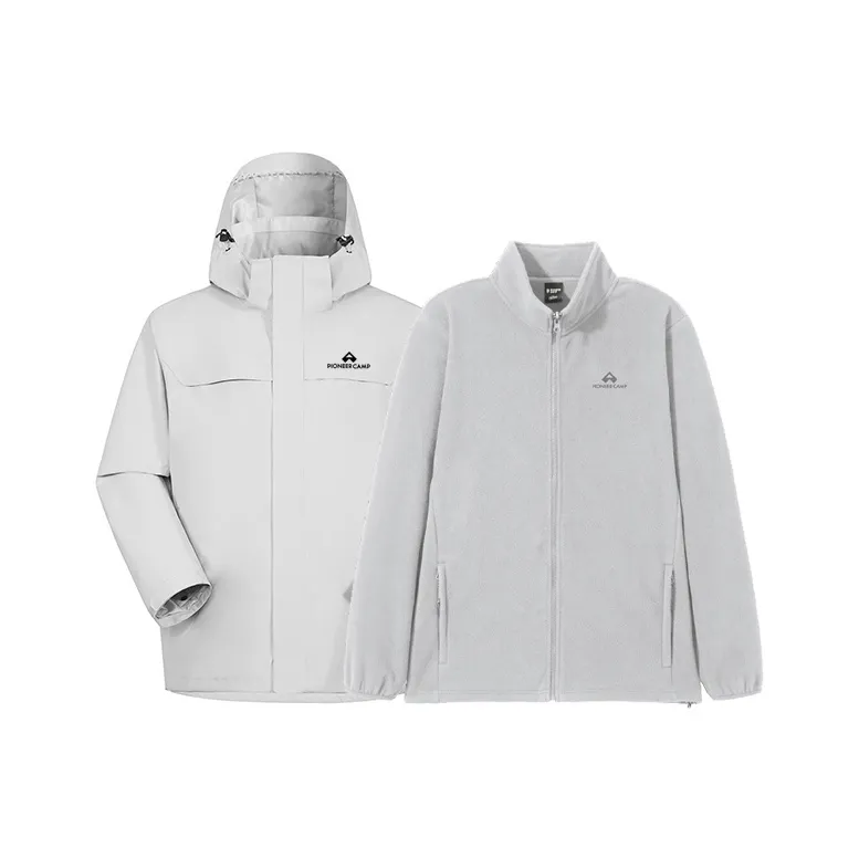 PIONEER CAMP Water-Resistant Windproof Breathable Wear-Resistant Warm Water-Repellent Windbreaker Jacket Unisex-82