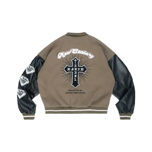 HARSH AND CRUEL Baseball Jerseys Unisex Brown
