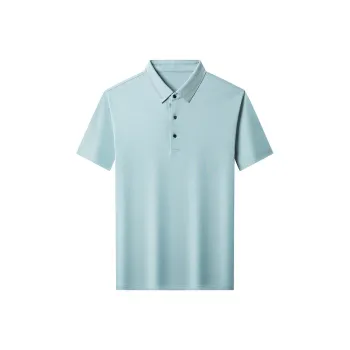 Devanro Polo Shirt Men's Pink Green