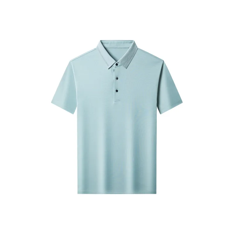 Devanro Polo Shirt Men's Pink Green-0