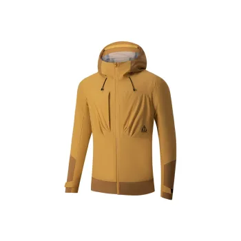 361° Waterproof Breathable Windproof And Wear Resistant Windbreaker Jacket Unisex Amber Yellow