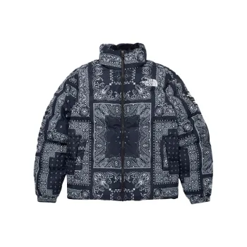 THE NORTH FACE Puffer Jacket Unisex Blue Black