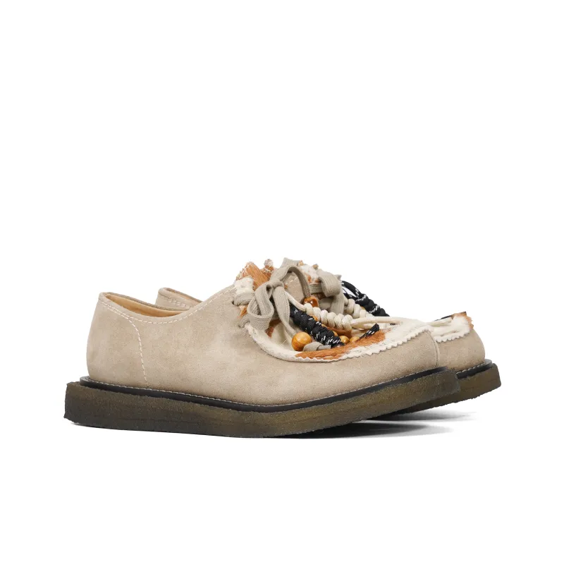 CROOKED CARD Cushioning, Abrasion Resistant, Slip Resistant Low Top Casual Shoes Unisex Apricot-4