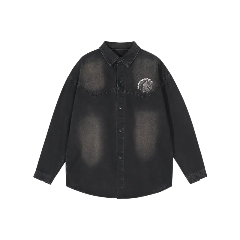 Unite Life HOODS Denim Jacket Unisex-0