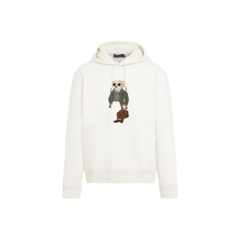 Ralph Lauren Purple Label Teddy Bear print Hoodie-0