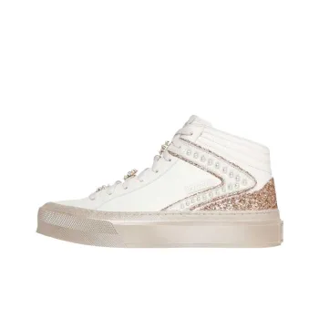Skechers Selene Mid Top Skateboard Shoes Women's Natural Gold