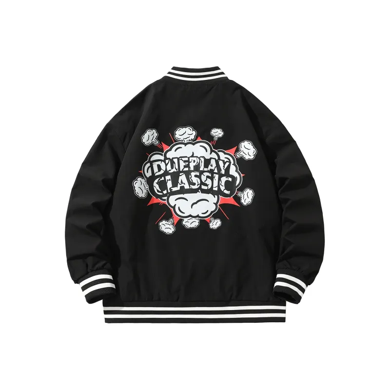 DUEPLAY Baseball Jacket Spring Fall Unisex-6