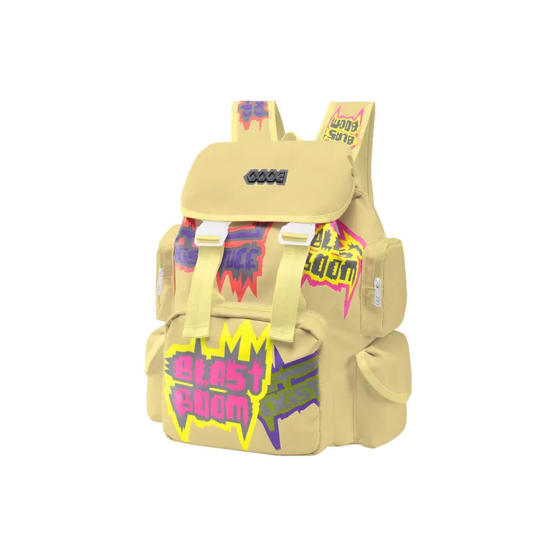COEXISTENCE Polyester Backpack Basketball Bag Tubas Unisex White-37