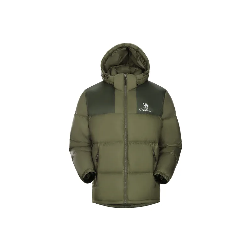 CAMEL Warm Fleece Series Down Jacket Unisex-13