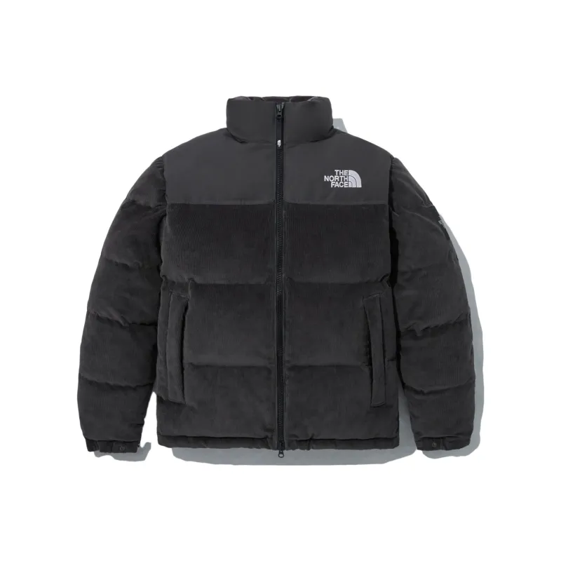 THE NORTH FACE White Label Corduroy Nuptse Down Jacket Charcoal-0