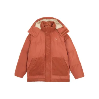 PUMA Down Jackets Unisex Fruit Vinegar Brown