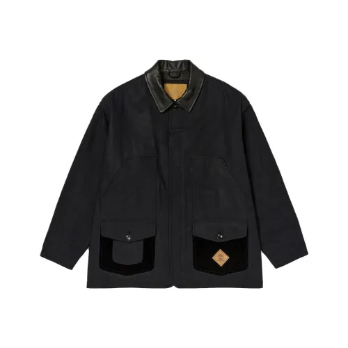 Timberland FW23 +81 3 Series Jackets Unisex Black