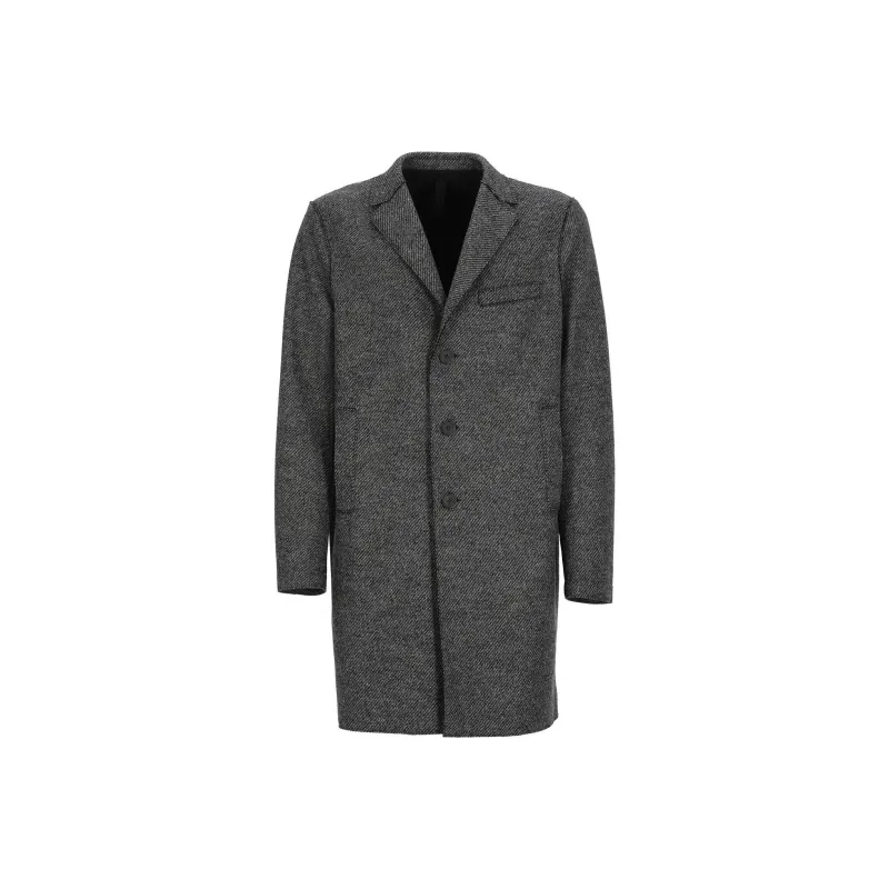 HARRIS WHARF LONDON Herringbone Single breasted Coat-0