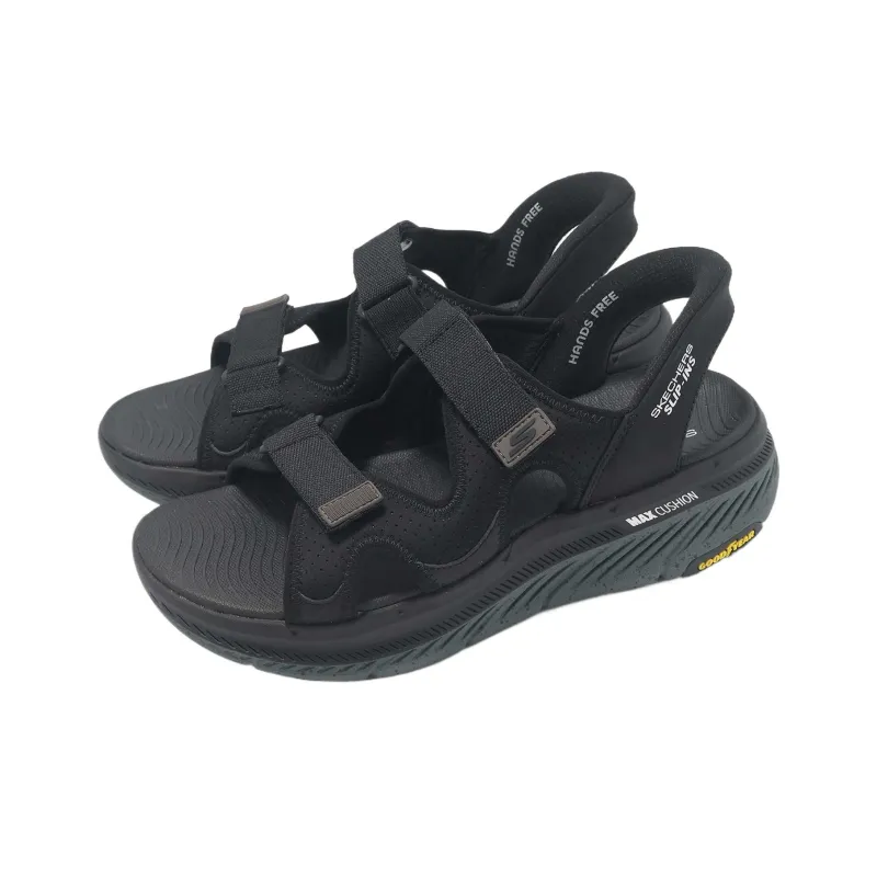 Skechers Max Cushioning Premier 2.0 One Strap Sandals Men's Black-2