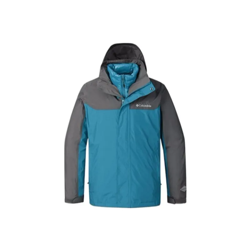 Columbia Down Jackets Men Blue-0