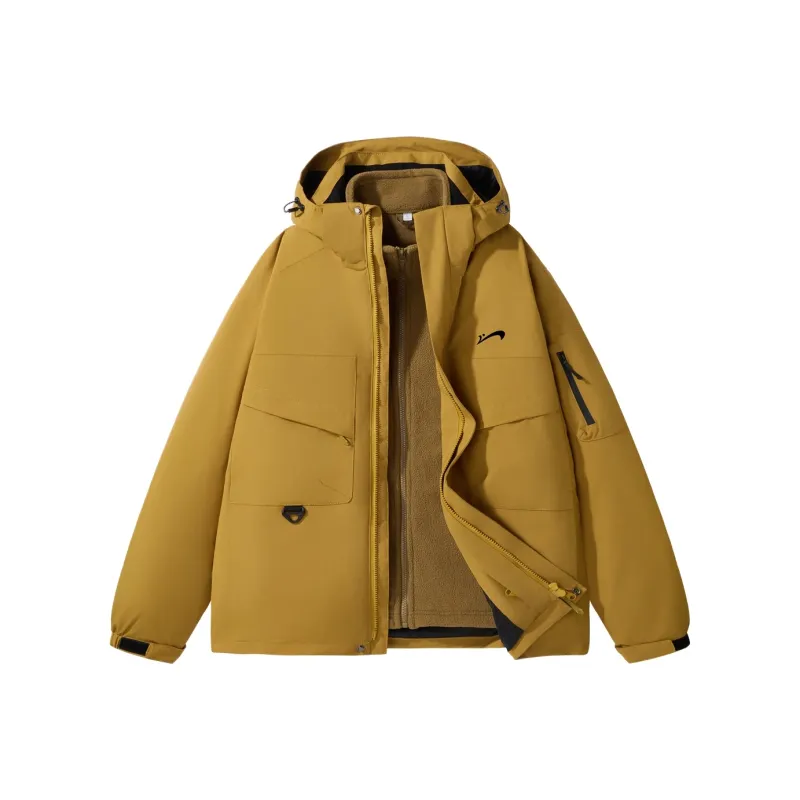 K bird Water Resistant Windproof Breathable Warm Windbreaker Jacket Unisex-0