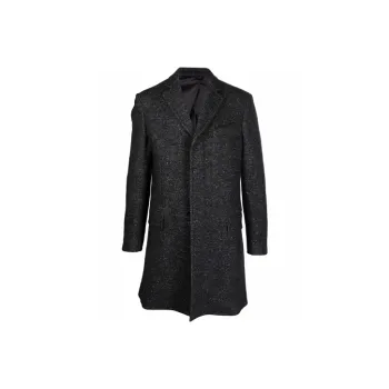 Ferragamo Coats Men Black