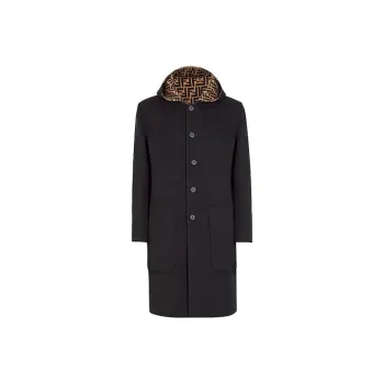 FENDI Coats Men Black