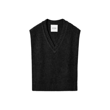 COS Vests Men Black