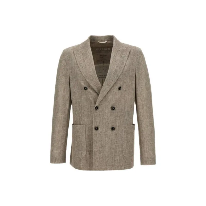 Circolo 1901 Herringbone Blazer-0