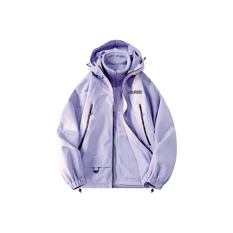 Lafetto Water Resistant Windproof Wear Resistant Windbreaker Jacket Unisex-4