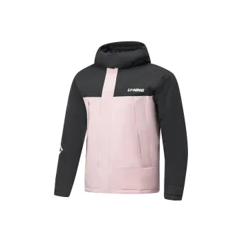 LiNing Fondue Down Series Down Jacket Men's Light Blush/Black