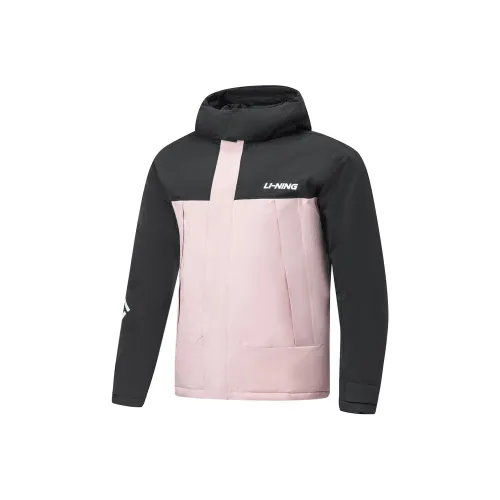 LiNing Fondue Down Series Down Jacket Men's Light Blush/Black
