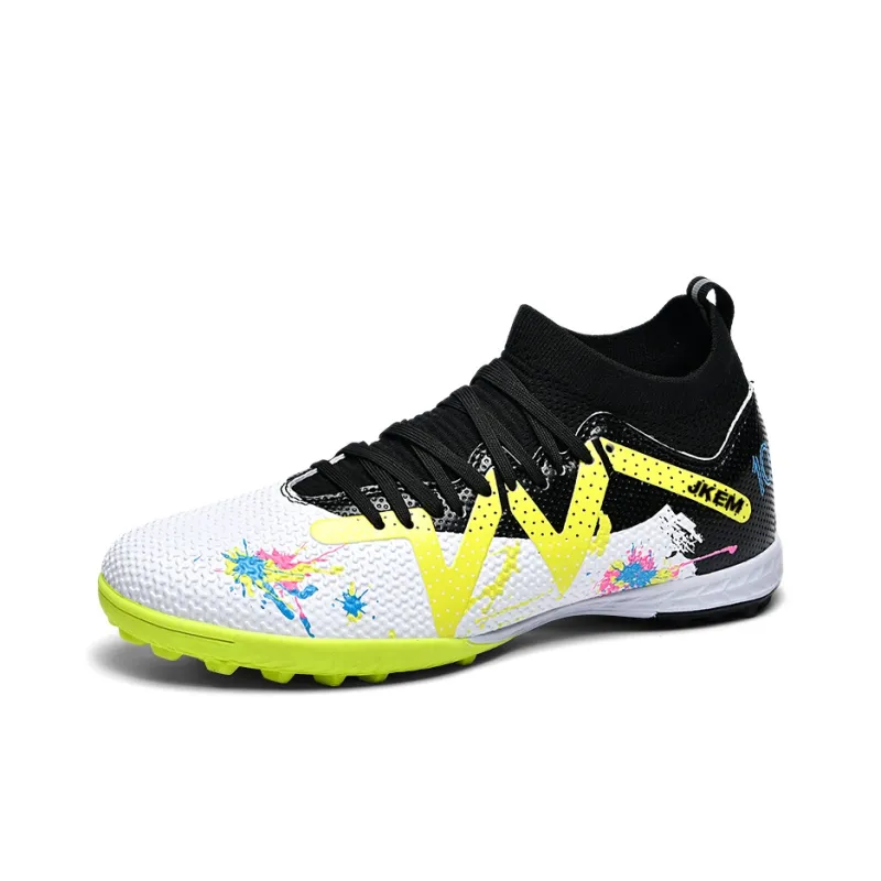 JKEM Cushioning, Slip Resistant, Abrasion Resistant, Breathable, Impact Resistant, Lightweight Soccer Shoes Unisex-43