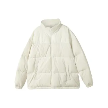 Skechers Sports Collection Puffer Jackets Unisex Cream Beige White