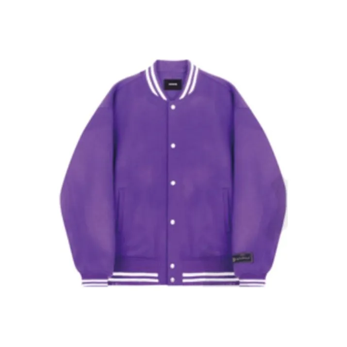 WE11DONE Baseball Jerseys Unisex Purple-0