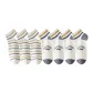7-8 3 Pinstripe+4 Ribbed Cuff Double Stripe