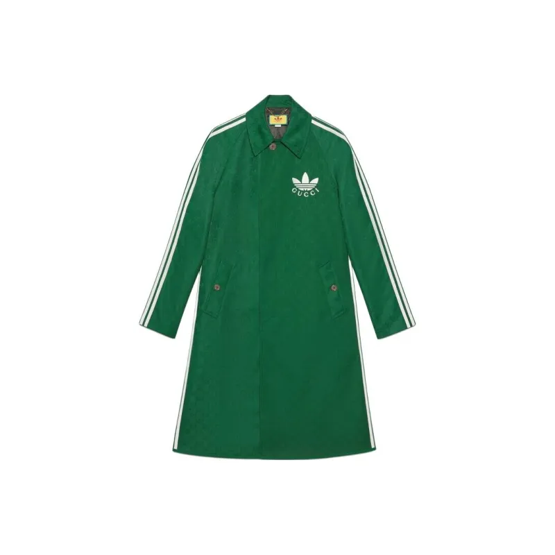 GUCCI x Adidas Originals Coats Men's Green-0