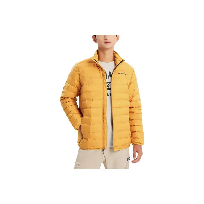 Columbia Down Jackets Men Yellow-0