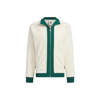 adidas originals X Notitle FW23 Spliced Contrast Zip Up Jacket White