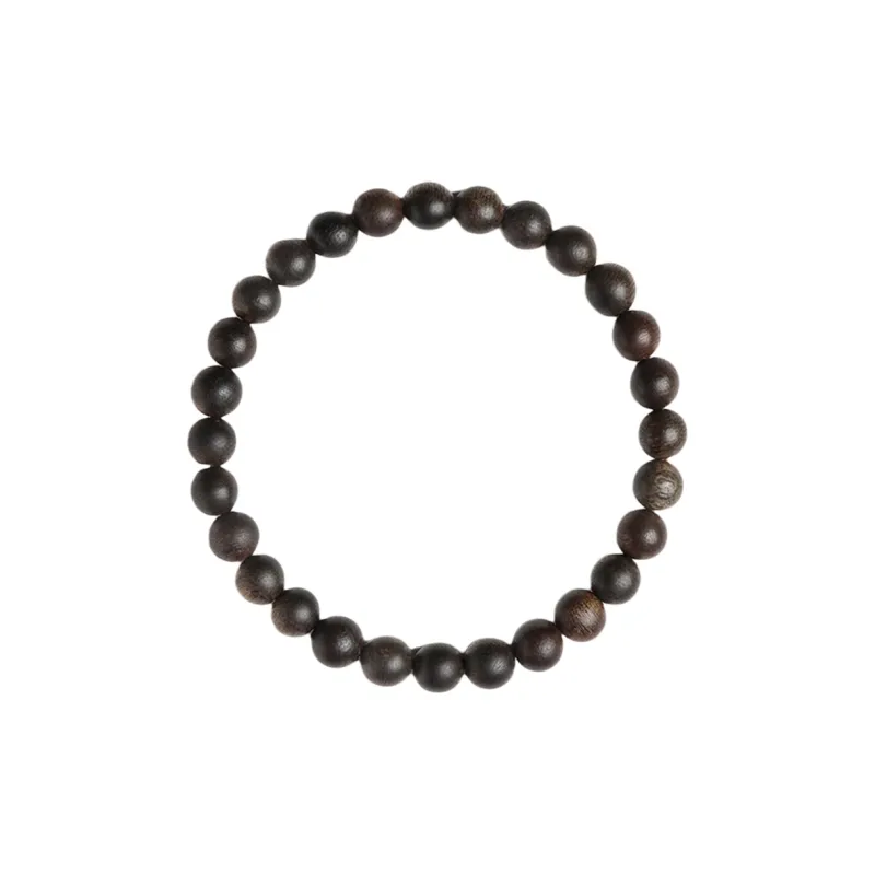 Moon Seal Hundred Rivers Fragrance Agarwood Wooden Bracelets Unisex-0