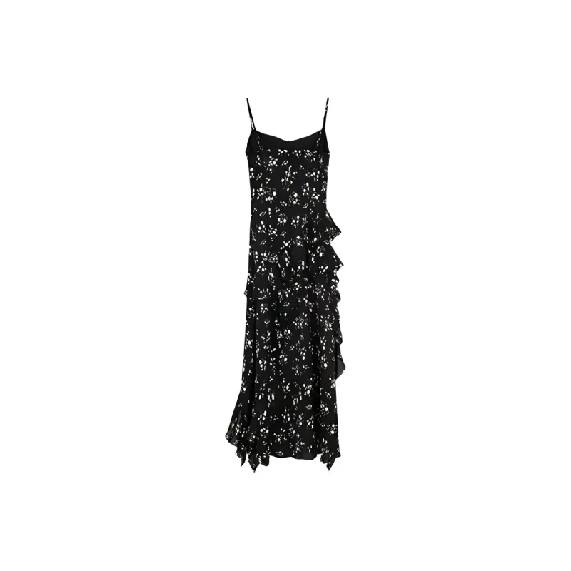 DOSOHEB Slip Dress Women's Black-1