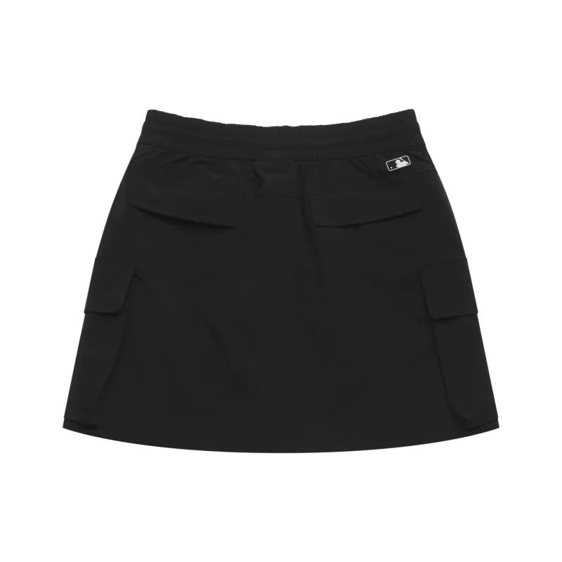 MLB New York Yankees Basic Collection SS25 Cargo Short Skirts Women's Black-1
