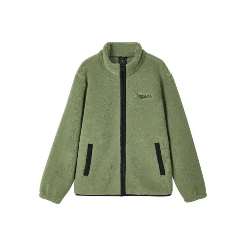 Skechers Velvet Jackets Unisex Chromium Green/01MX