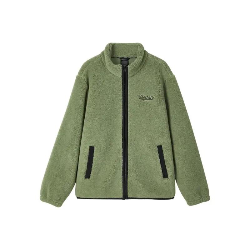 Skechers Velvet Jackets Unisex Chromium Green/01MX-0