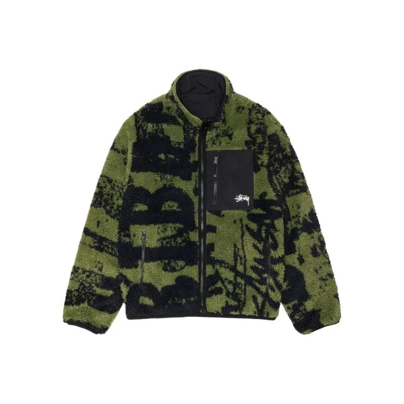 Stüssy Reversible Fleece Jacket-14