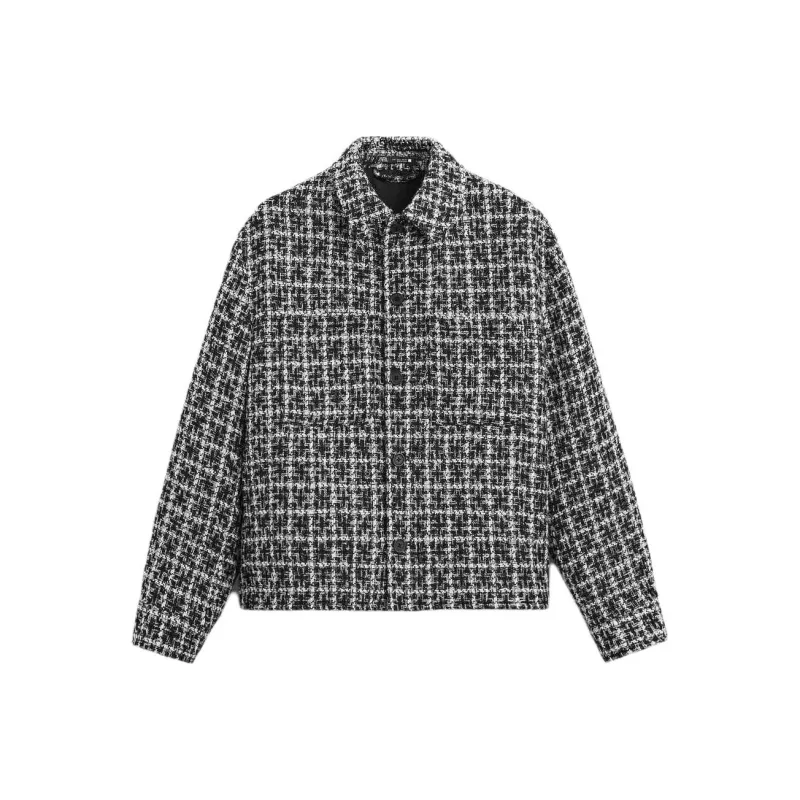 ZARA Jackets Coats Men's Black/White-0