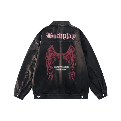 BOTH PLAY Denim Jackets Unisex